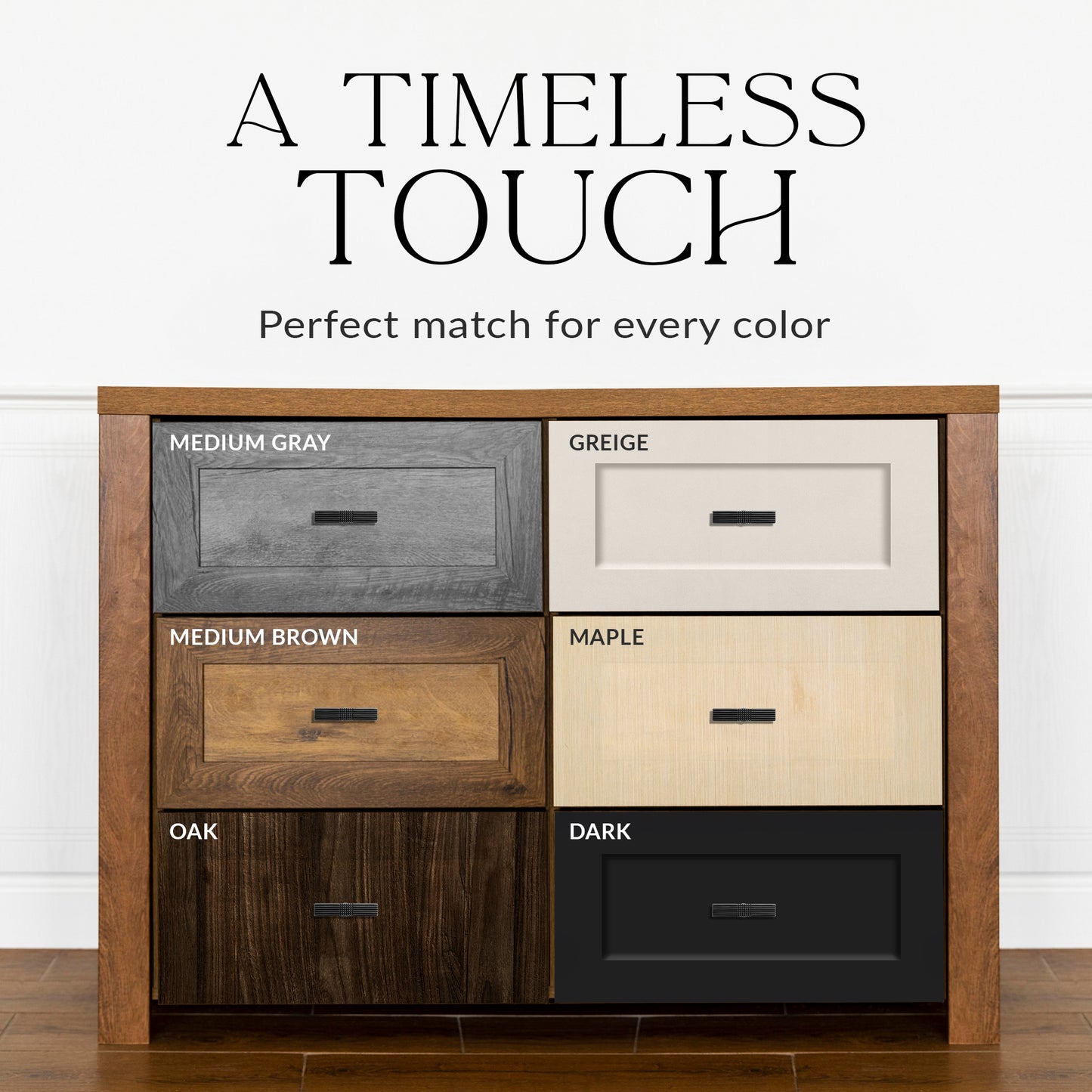 Handsley - Finely Crafted ORB T Bar Handles for Cabinets, Drawers & more- 10 pack, Single Hole