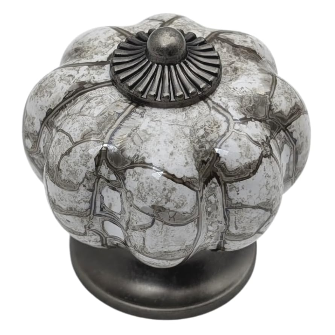 DIY Dcor Hub - Pumpkin Knobs, Antique Silver-Gray Cabinet Knobs, 20-P DIY Decor Hub DIY Dcor Hub - Pumpkin Knobs, Antique Silver-Gray Cabinet Knobs, 20-P DIY Decor Hub