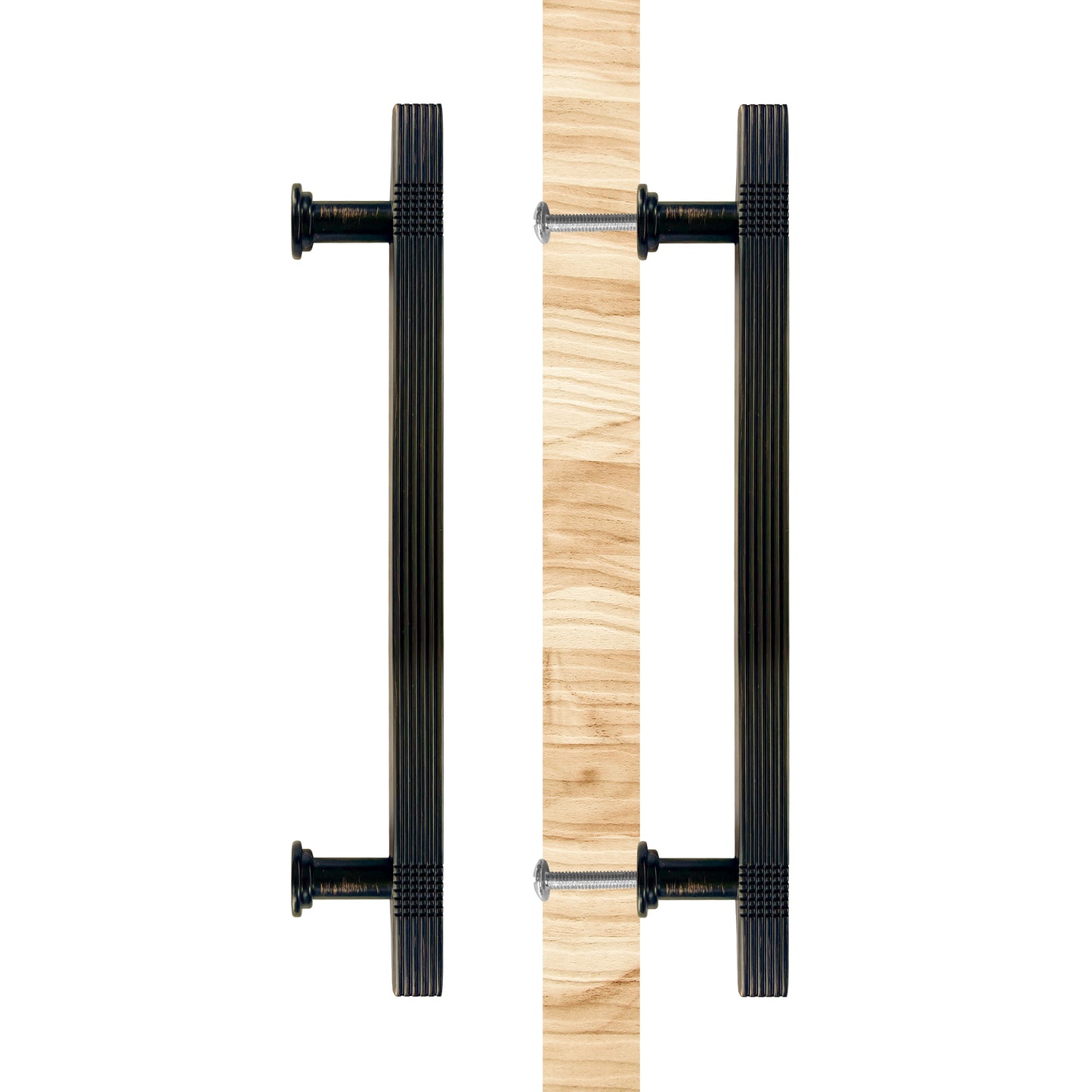 Handsley - Finely Crafted ORB Bar Handles for Cabinets, Drawers & More 5 inch Hole Center- 10 pack