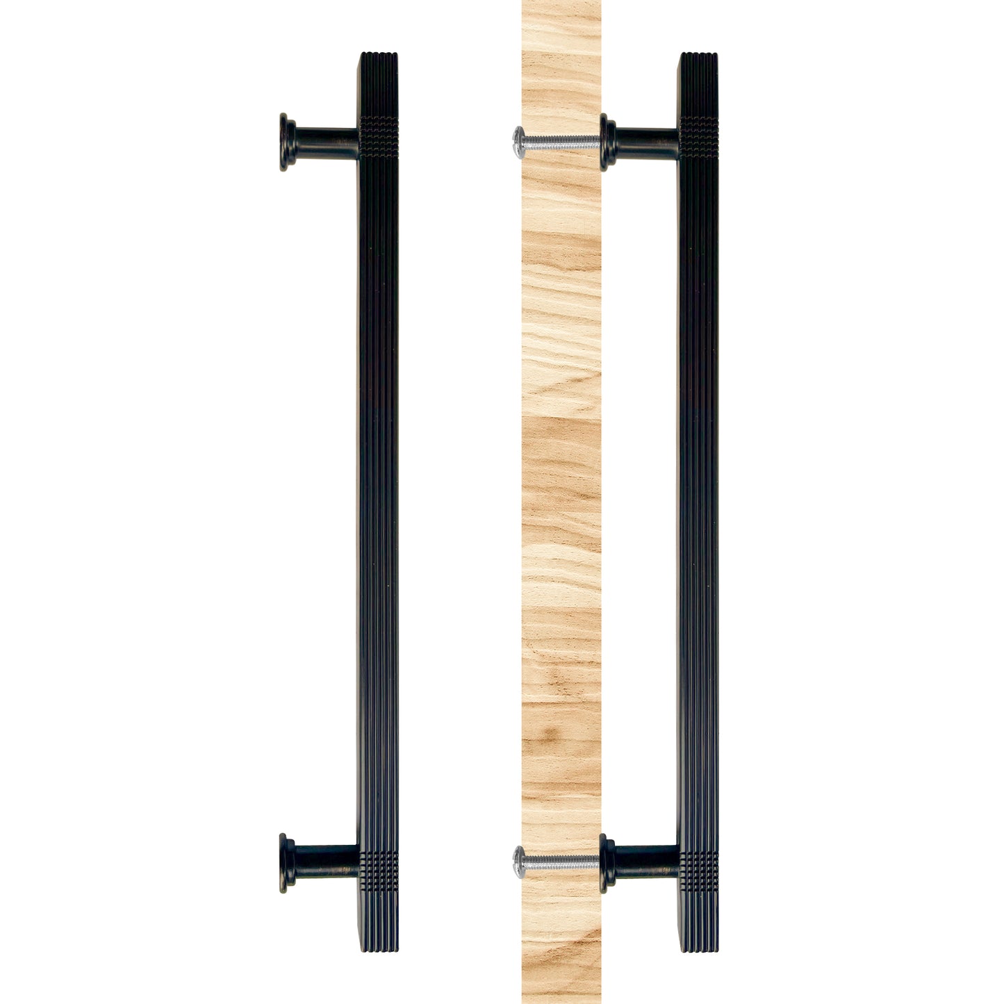 Handsley- Finely Crafted ORB Bar Handles for Cabinets, Drawers & More 7.5 inch Hole Center- 10 pack