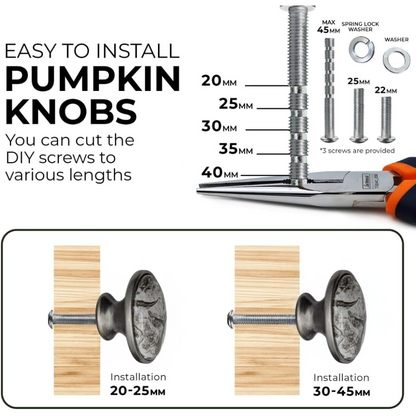 DIY Décor Hub Antique Silver Oval Knobs w/Gray Marble Accent for Cabinet & Drawers (10)