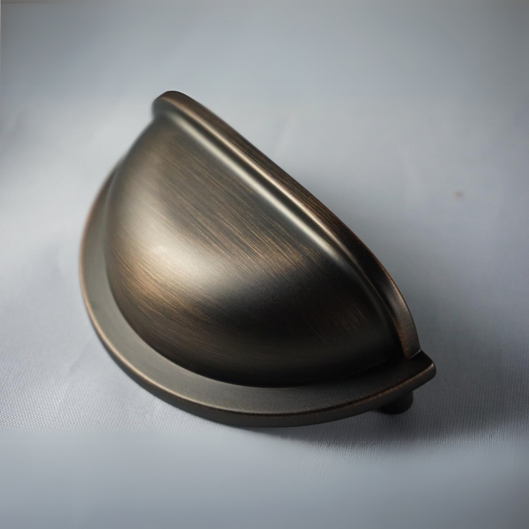 DIY Décor Hub - Oil Rubbed Bronze Cabinet Hardware Bin Cup Drawer Handle Pull, 3" Inch (76 mm) Hole Centers, 25 Pack