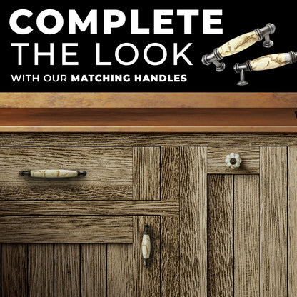 DIY Décor Hub - Pumpkin 1.5 inches, Antique Brass Cabinet Knobs, 20-Pack