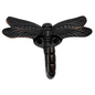 DIY Décor Hub - Utility Hooks, Decorative Wall Mount (Antique Brass Dragon Fly, 6)