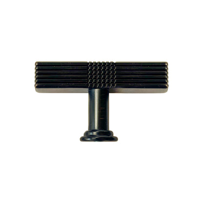 Handsley - Finely Crafted ORB T Bar Handles for Cabinets, Drawers & more- 10 pack, Single Hole